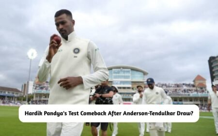 Hardik Pandya's Test Comeback