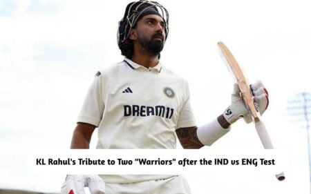 KL Rahul's Tribute to Two "Warriors"
