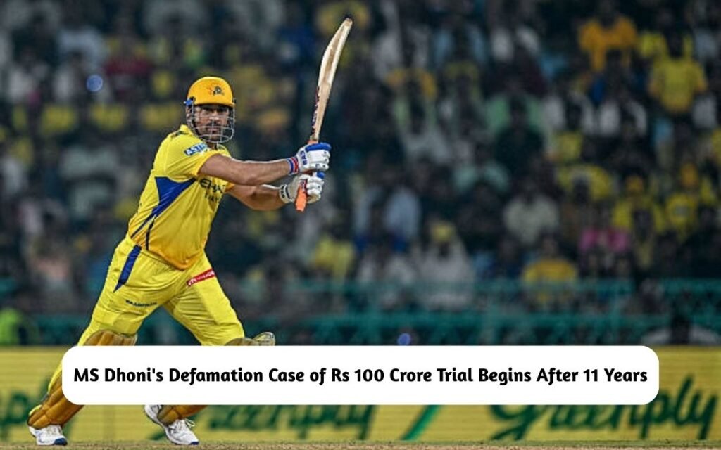 MS Dhoni's Defamation Case of Rs 100 Crore