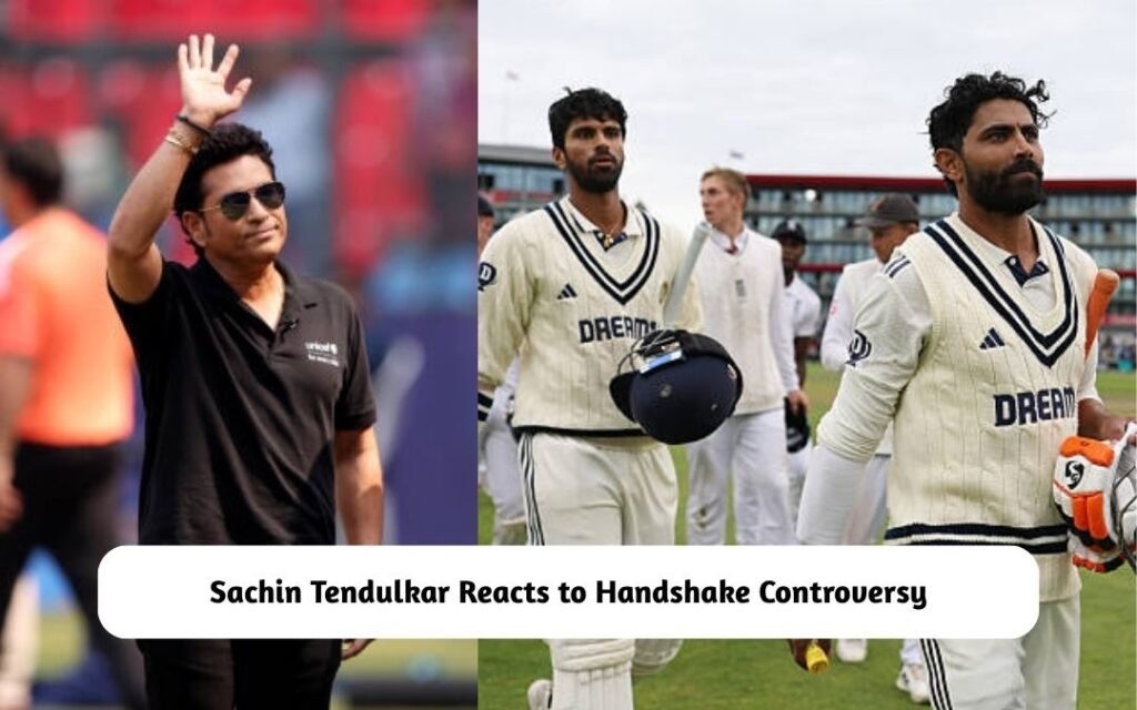 What did Sachin said on Handshake Controversy