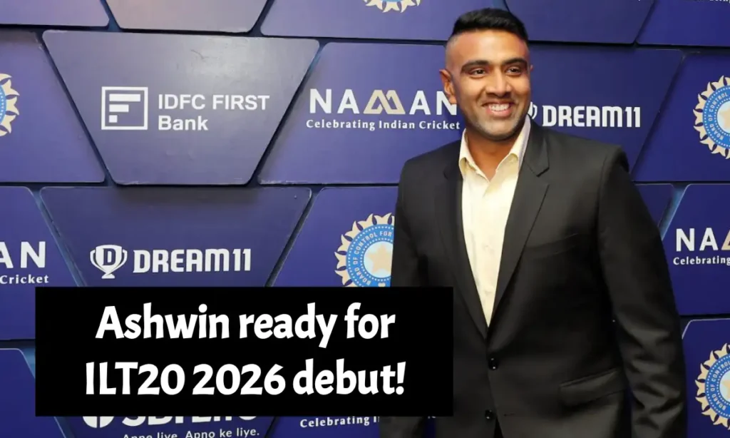 Ashwin ready for ILT20 2026 debut!