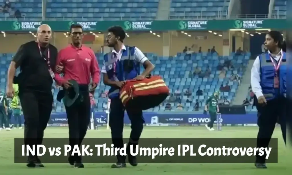 IND vs PAK: Third Umpire IPL Controversy