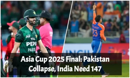 Pakistan Collapse, India Need 147