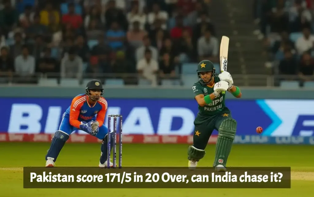 Pakistan score 171/5, can India chase it?