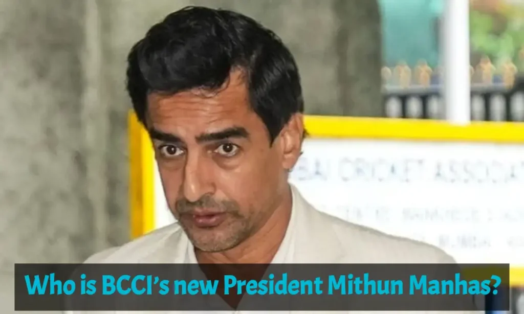 Who is BCCI’s new President Mithun Manhas