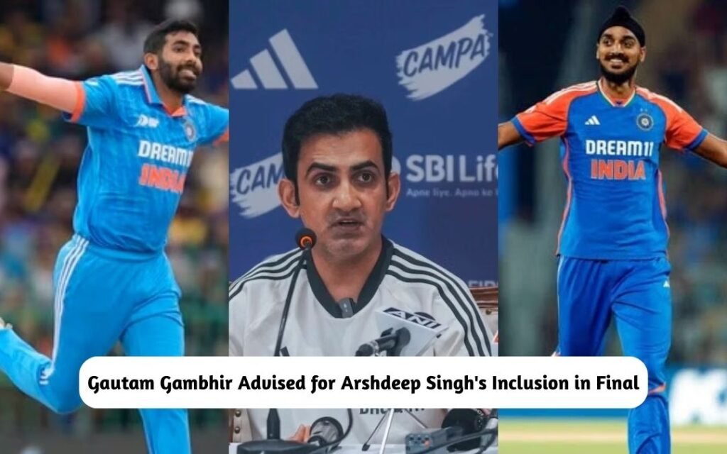 Gautam Gambhir Advised for Arshdeep Singh