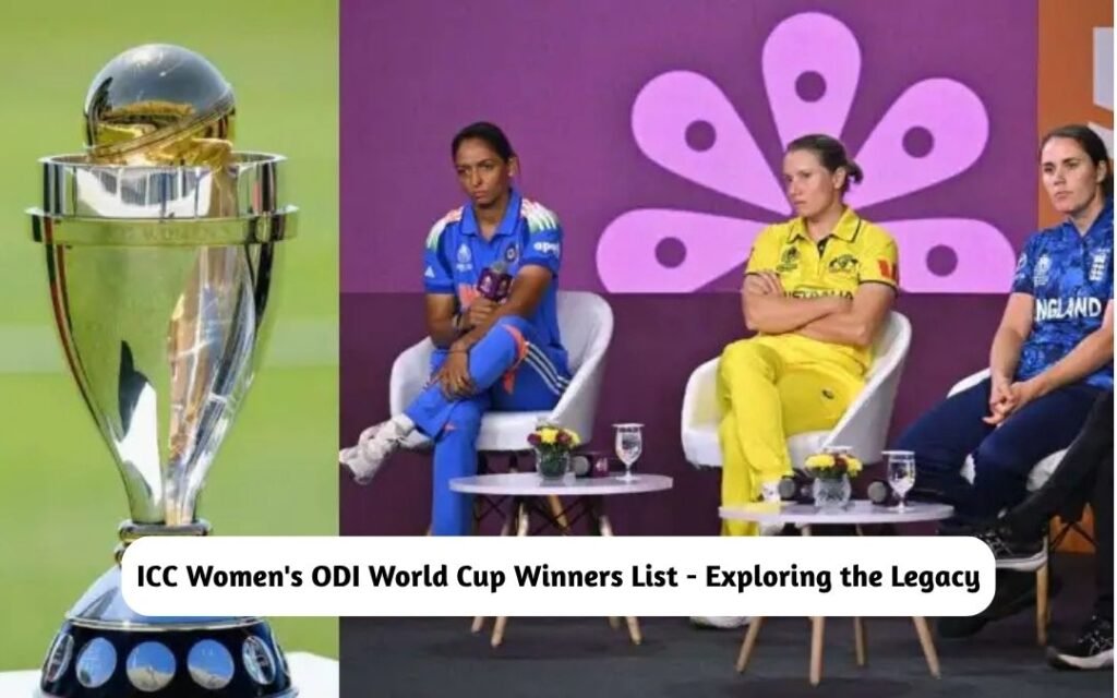 ICC Women's ODI World Cup Winners List
