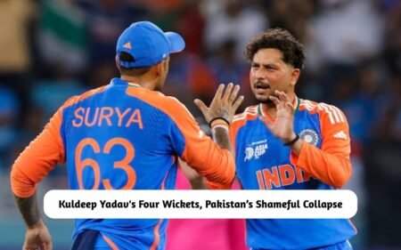 Asia Cup 2025 Final: Kuldeep Yadav’s Four Wickets Propel Pakistan to a Shameful Collapse Kuldeep Yadav's Four Wickets