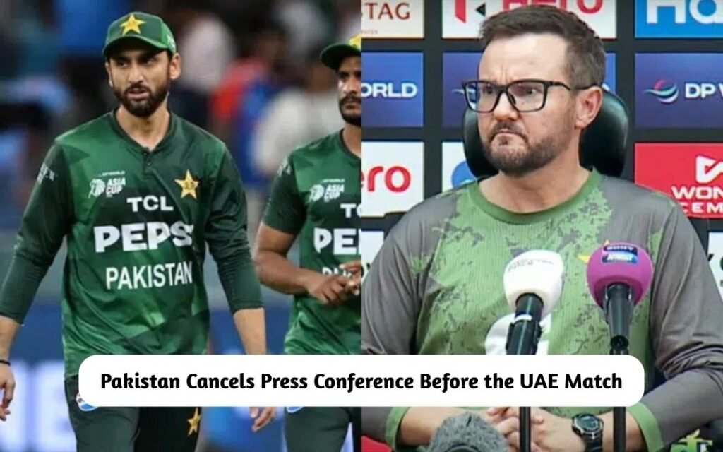 Pakistan Cancels Press Conference