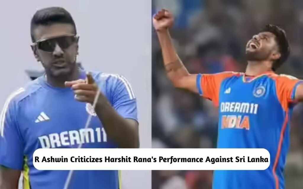 R Ashwin Criticizes Harshit Rana