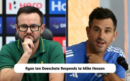 Ryan ten Doeschate Responds to Mike Hesson
