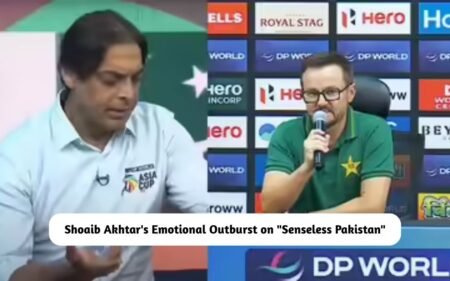 Shoaib Akhtar's Emotional Outburst