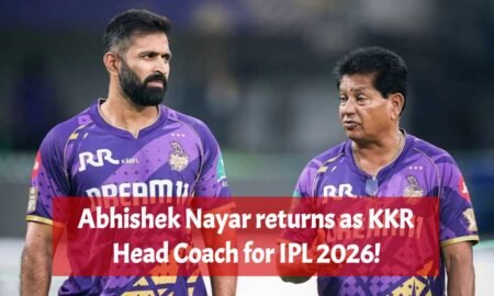 Abhishek Nayar returns as KKR Head Coach