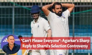 Ajit Agarkar Hits Back at Mohammed Shami