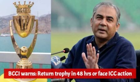 BCCI warns: Return trophy in 48 hrs or face ICC action