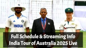 Full Schedule and Streaming Info | India Tour of Australia 2025 Live