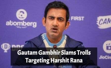 Gautam Gambhir Slams Trolls Targeting Harshit Rana