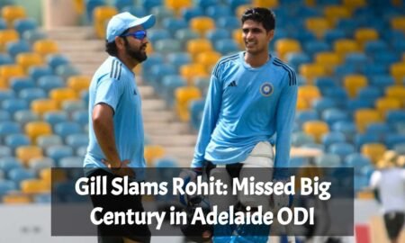 Shubman Gill Slams Rohit Sharma Missed a Big Century in Adelaide ODI Gill Slams Rohit: Missed Big Century in Adelaide ODI