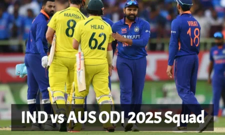 IND vs AUS ODI 2025 Squad