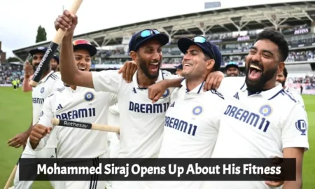Mohammed Siraj Opens Up About His Fitness