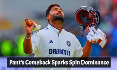 Rishabh Pant Comeback: India’s Spinners Dominate Bengaluru Test After His Return Rishabh Pant’s Comeback Sparks Spin Dominance