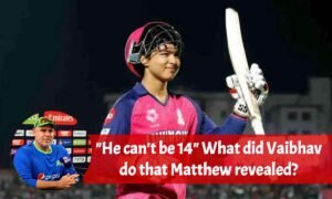 "He can't be 14!" What did Vaibhav do that Matthew revealed?
