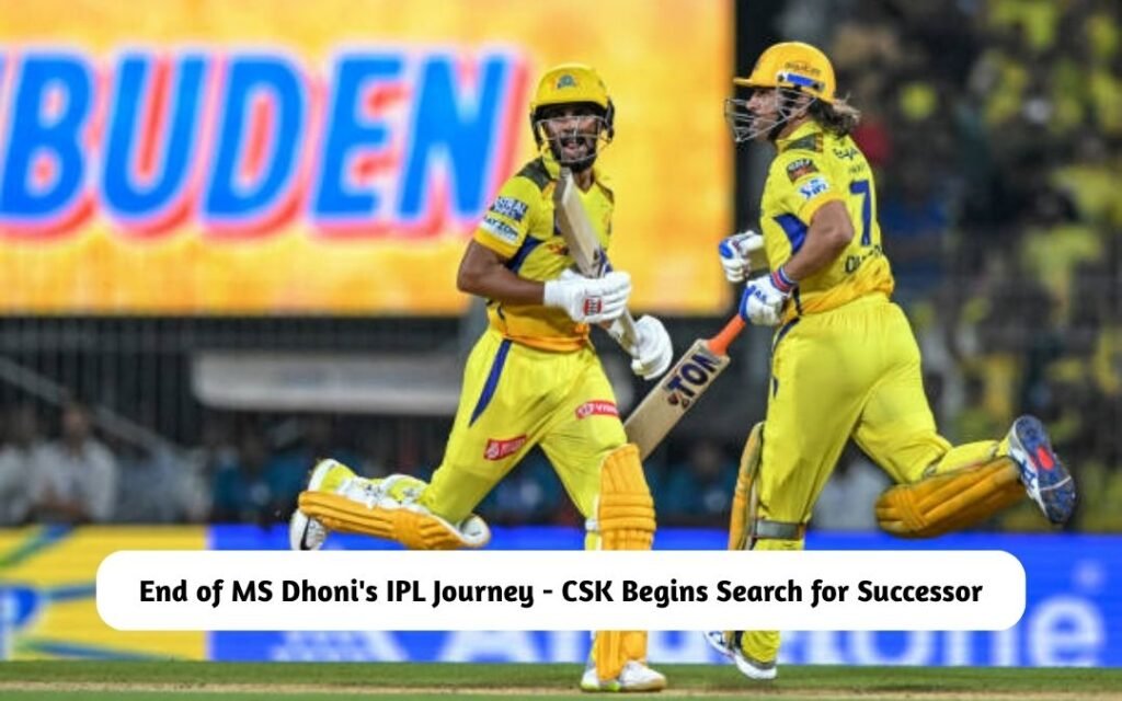End of MS Dhoni's IPL Journey