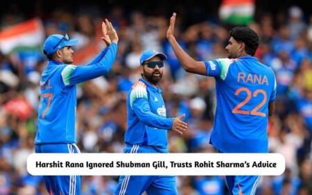 WATCH – Harshit Rana Ignored Shubman Gill, Trusts Rohit Sharma and Gets an Immediate Wicket Harshit Rana Ignored Shubman Gill for Rohit Sharma
