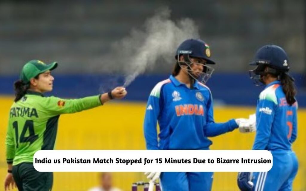 India vs Pakistan Match Stopped for 15 Minutes