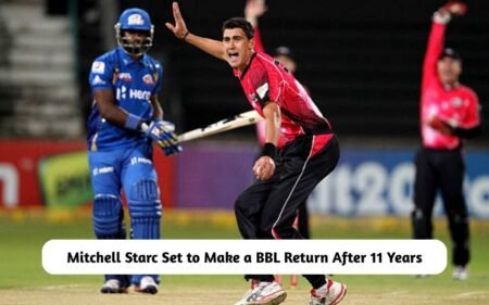 Mitchell Starc Set to Make a BBL Return