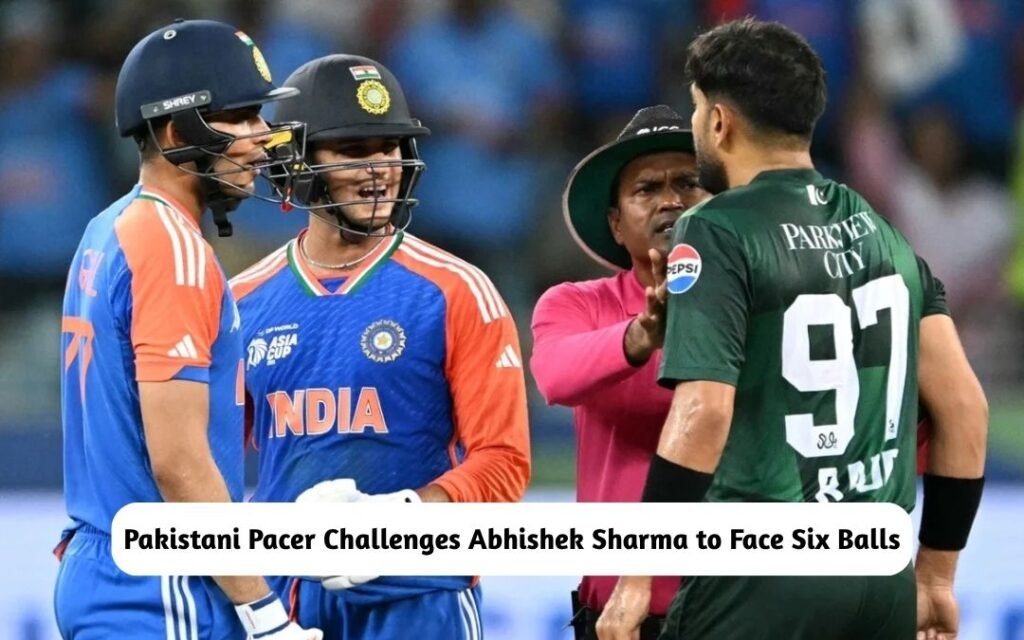 Pakistan Pacer Challenges Abhishek Sharma