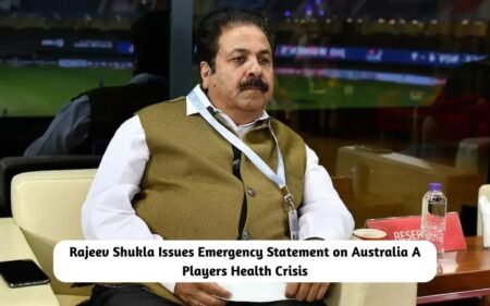 Rajeev Shukla Issues an Emergency Statement