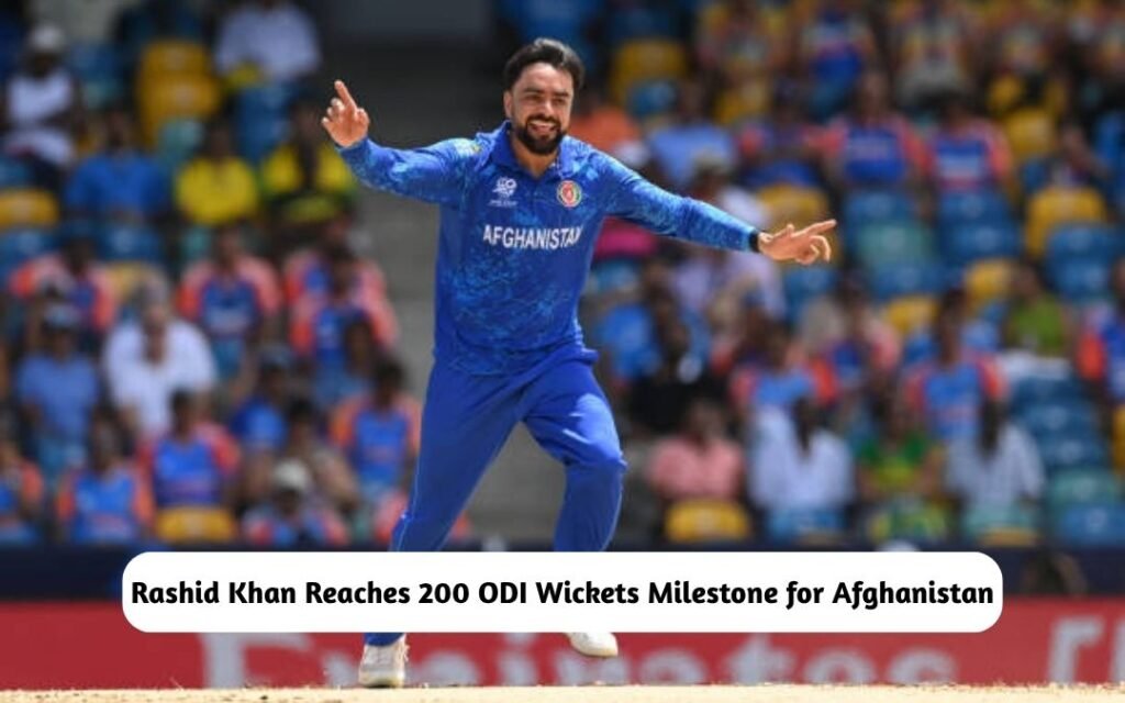 Rashid Khan Reaches 200 ODI Wickets