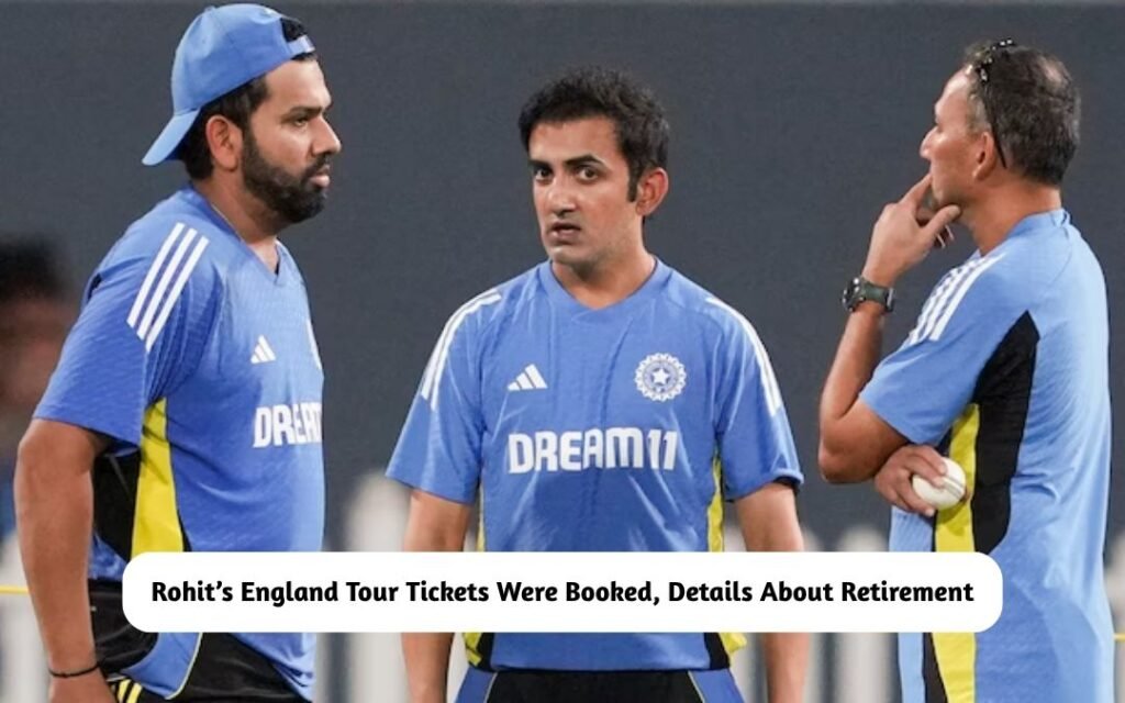 Rohit Sharma's England Tour Tickets