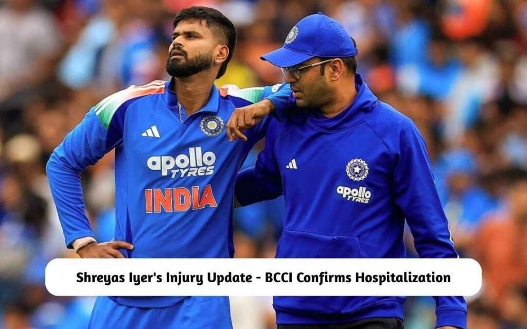 Shreyas Iyer's Injury Update