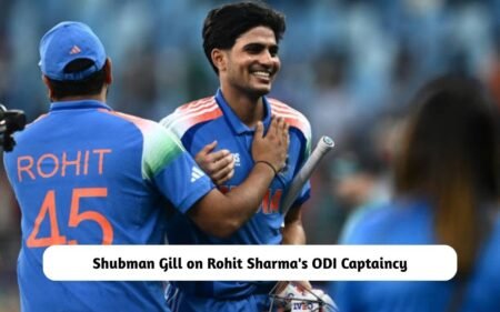Shubman Gill on Rohit Sharma
