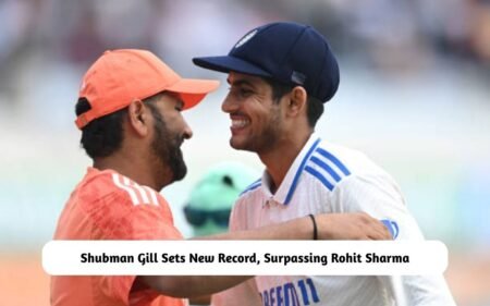 Shubman Gill Sets New Record