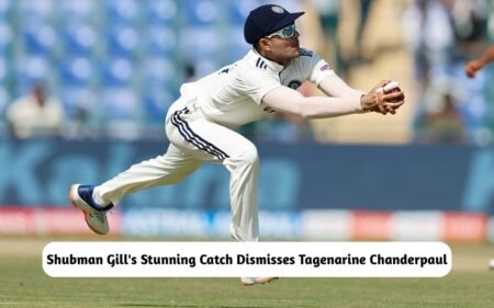 Shubman Gill's Stunning Catch
