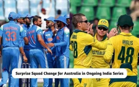 BREAKING: Surprise Squad Change for Australia in Ongoing India Series Surprise Squad Change for Australia