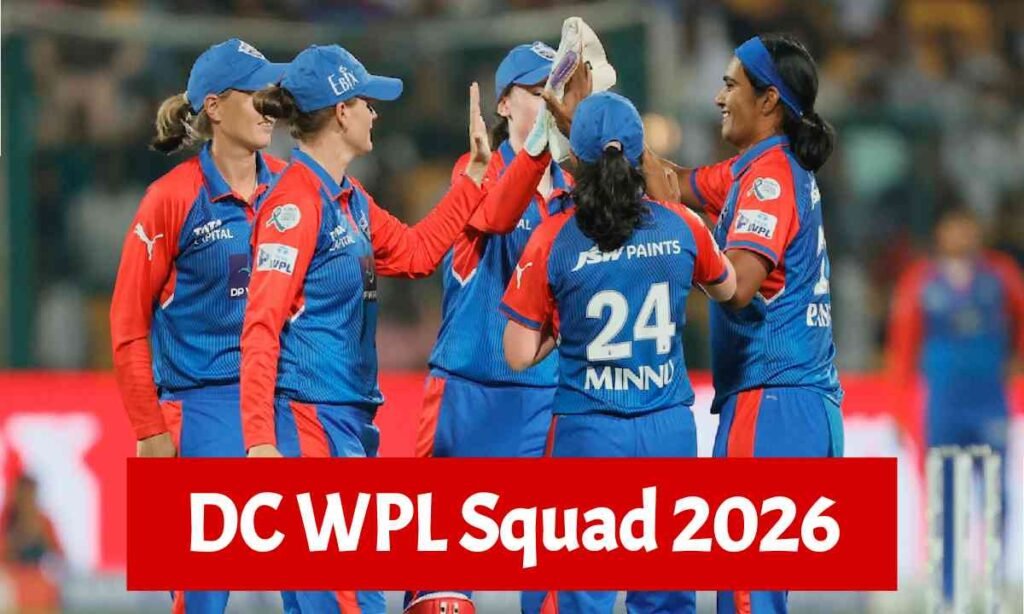 DC WPL Squad 2026: Checkout full team players list with price ! DC WPL Squad 2026