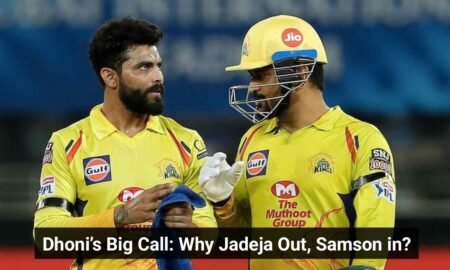 MS Dhoni Trade Jadeja for Sanju Samson