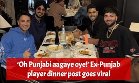 ‘Oh Punjabi aagaye oye!’ Ex-Punjab player dinner post with Team India goes viral Ex-Punjab player dinner post with Team India