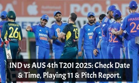 IND vs AUS 4th T20I 2025: Check Date and Time, Playing 11 & Pitch Report