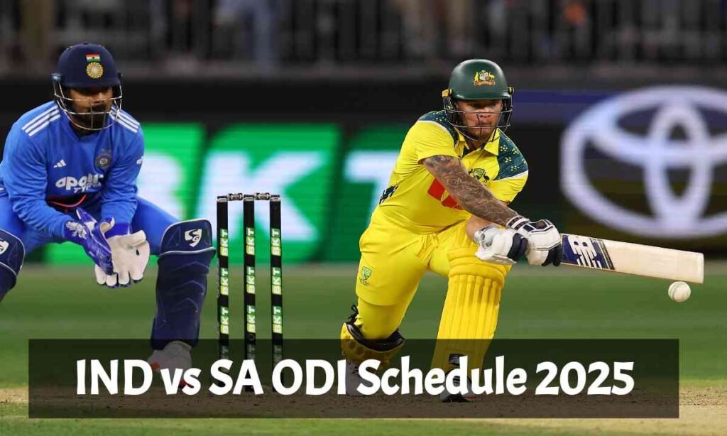 IND vs SA ODI Schedule 2025