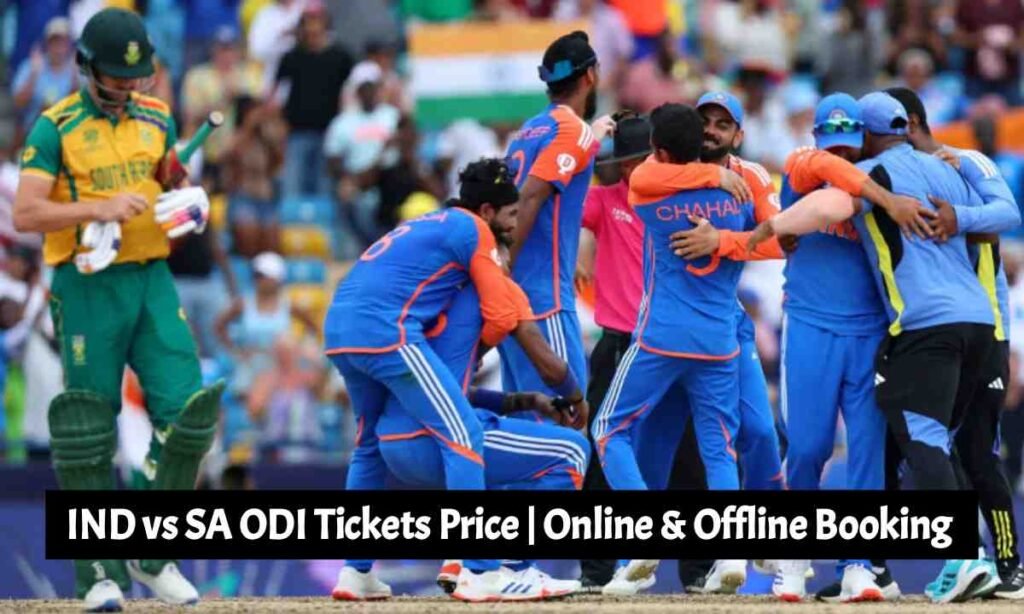IND vs SA ODI Tickets Price | Online and Offline Booking