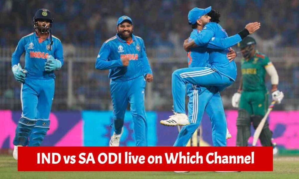 IND vs SA ODI live on Which Channel