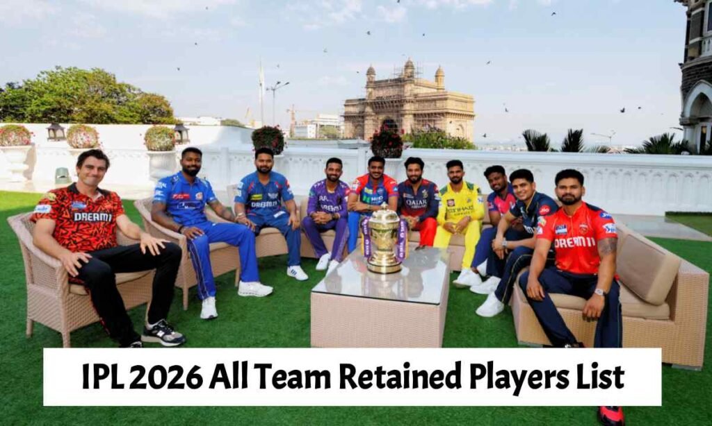 IPL 2026 All Team Retained Players List