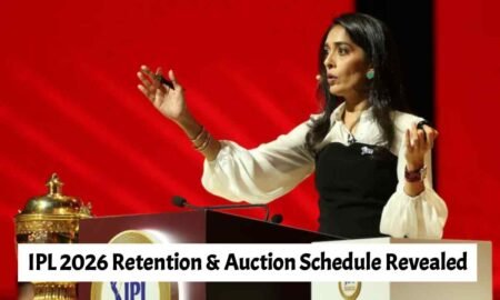 IPL 2026 Retention and Mini Auction Schedule Revealed