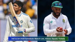 IND vs SA 2025 Schedule