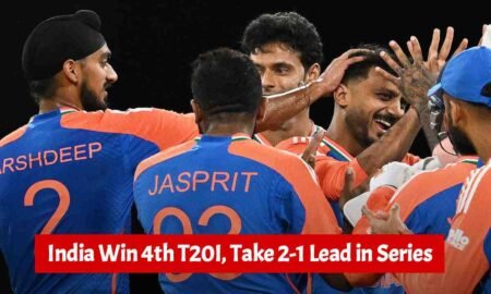 India Win 4th T20I, Take 2-1 Lead in Series